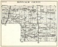 Montcalm County, Reynolds, Winfield, Cato, Belvidere, Home, Richland, Pierson, Maple Valley, Pine, Day, Ferris, Michigan State Atlas 1930c